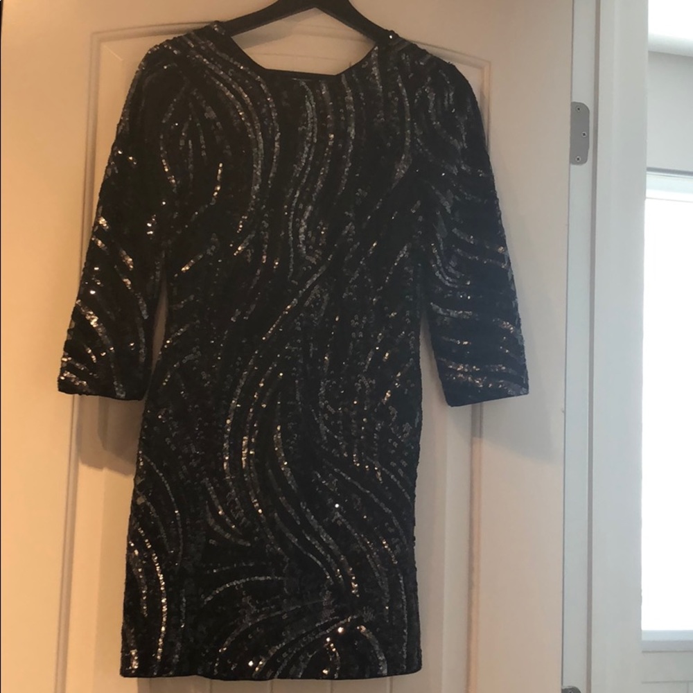 Express sequin dress